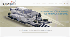 Desktop Screenshot of baumhueter-extrusion.com